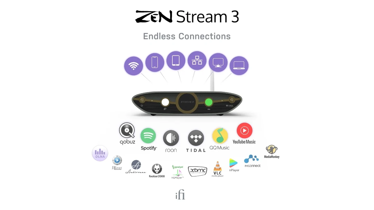 iFi Audio Zen Stream 3 - Multiple streaming functions